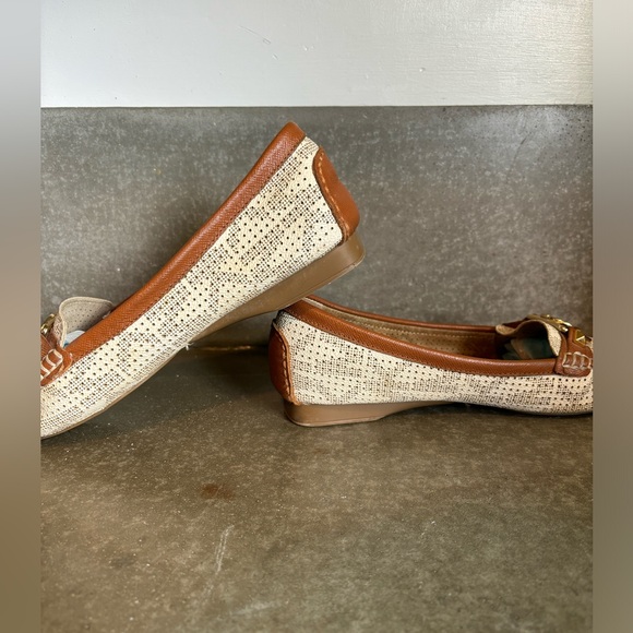 Michael Kors Fulton Studded Logo Moccasin Signature Logo Size Women’s 7M Leather - Picture 9 of 12